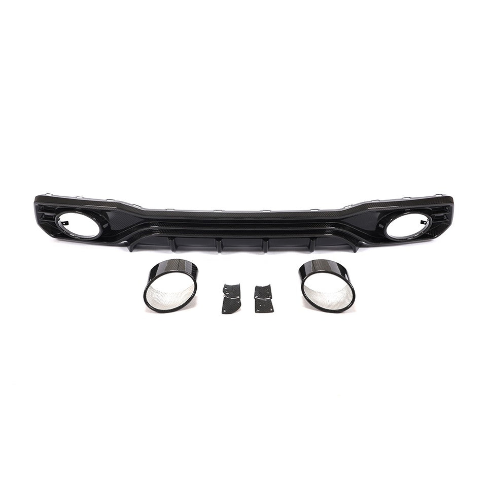 Dry Carbon Diffuser voor Audi A7 / S7 C8