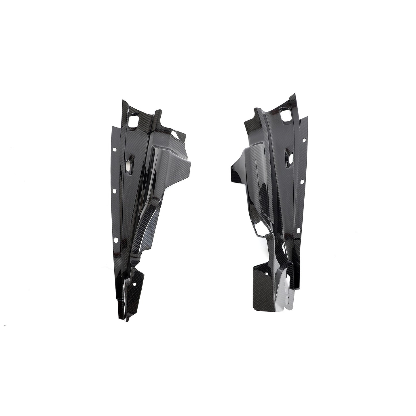 Dry Carbon Interieurstrips voor Audi R8 2023