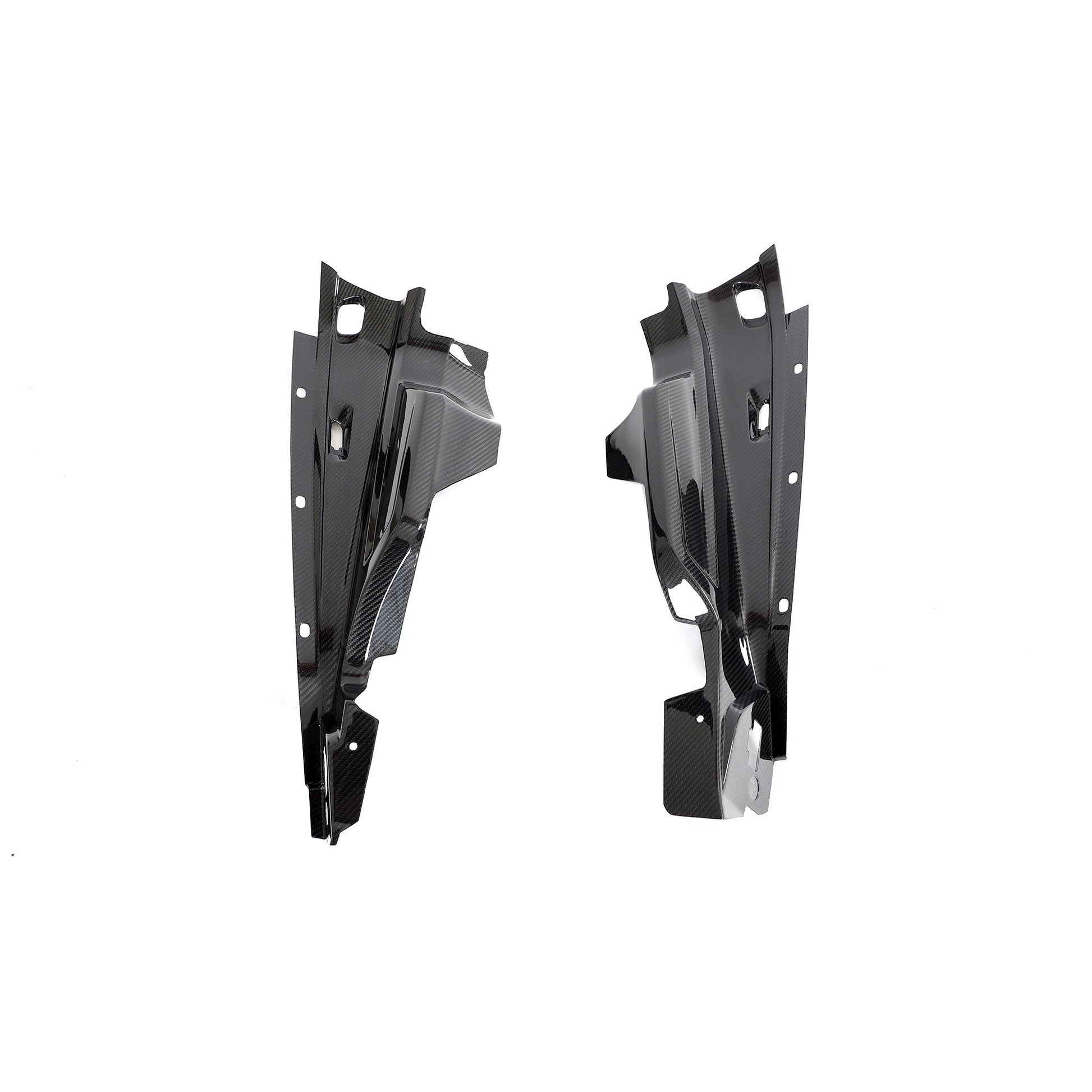 Dry Carbon Interieurstrips voor Audi R8 2023