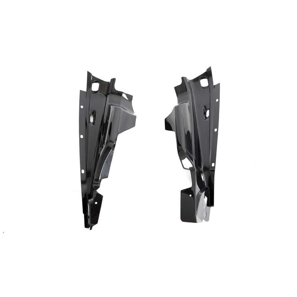 Dry Carbon Interieurstrips voor Audi R8 2023