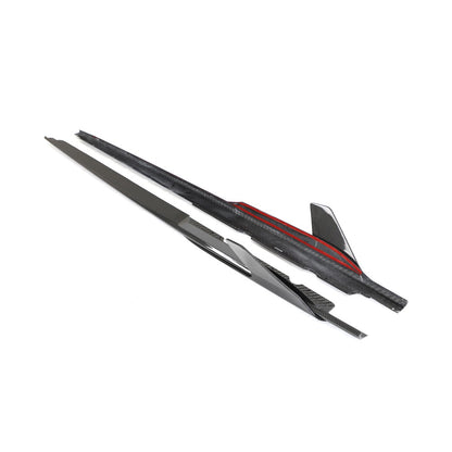 Dry Carbon Side Skirts voor Audi R8 2023