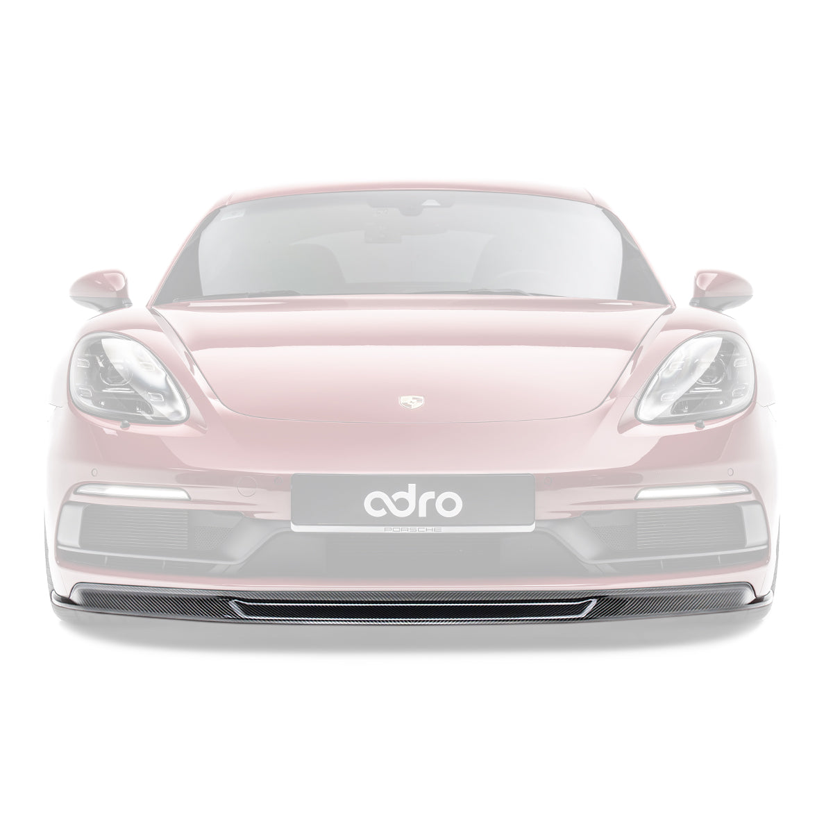 Adro Prepreg Carbon Front Splitter voor Porsche 718