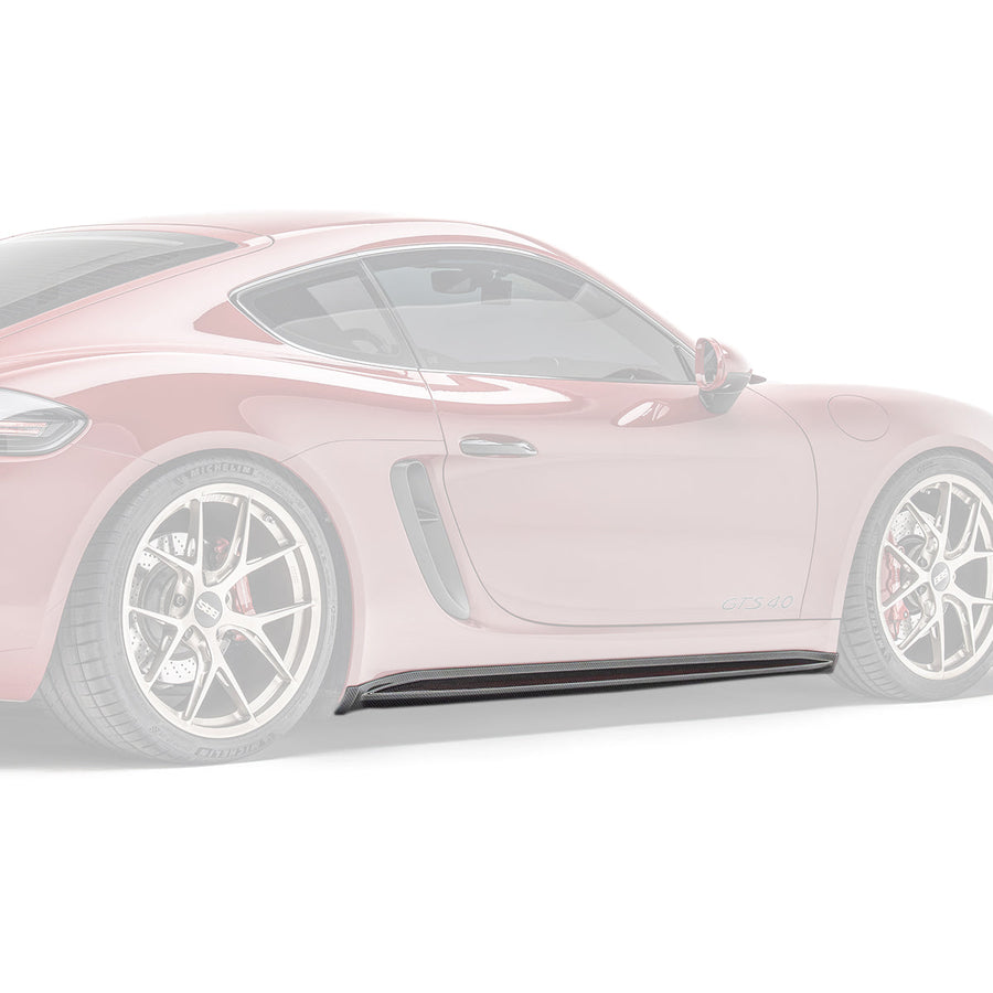 Adro Prepreg Carbon Side Skirts voor Porsche 718
