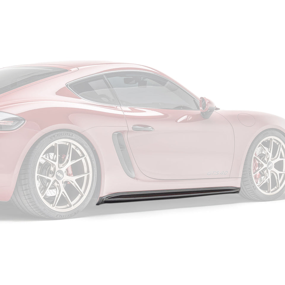 Adro Prepreg Carbon Side Skirts voor Porsche 718