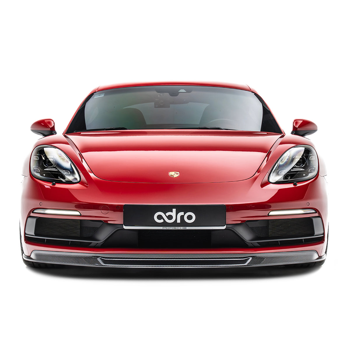 Adro Prepreg Carbon Front Splitter voor Porsche 718