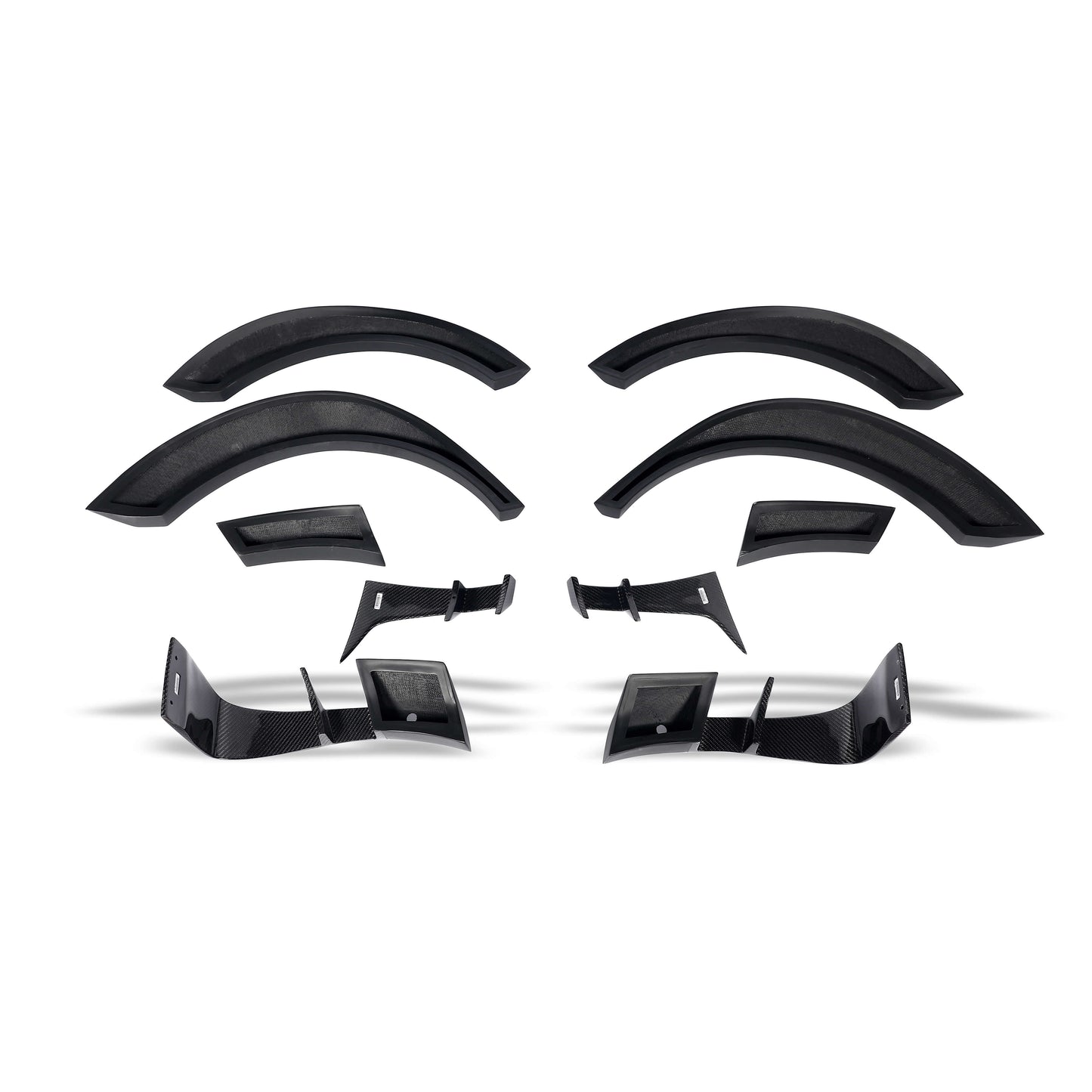 RevoZport Carbon Wielkast Trims voor Tesla Model 3