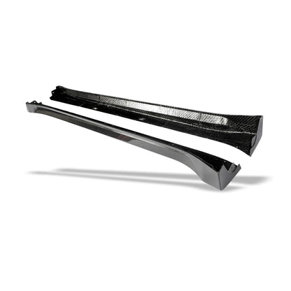 RevoZport Carbon Side Skirts voor Tesla Model Y Juniper