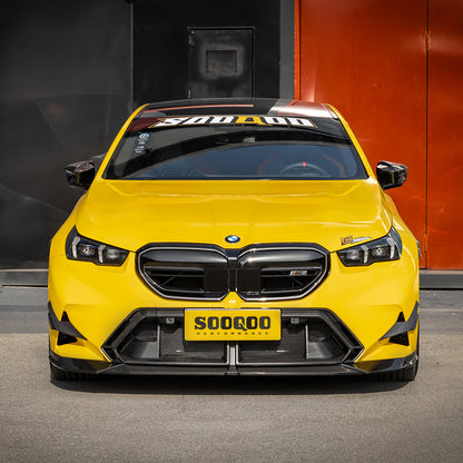 SOOQOO V1 Carbon Front Splitter voor BMW M5 / M5 Touring G90, G99