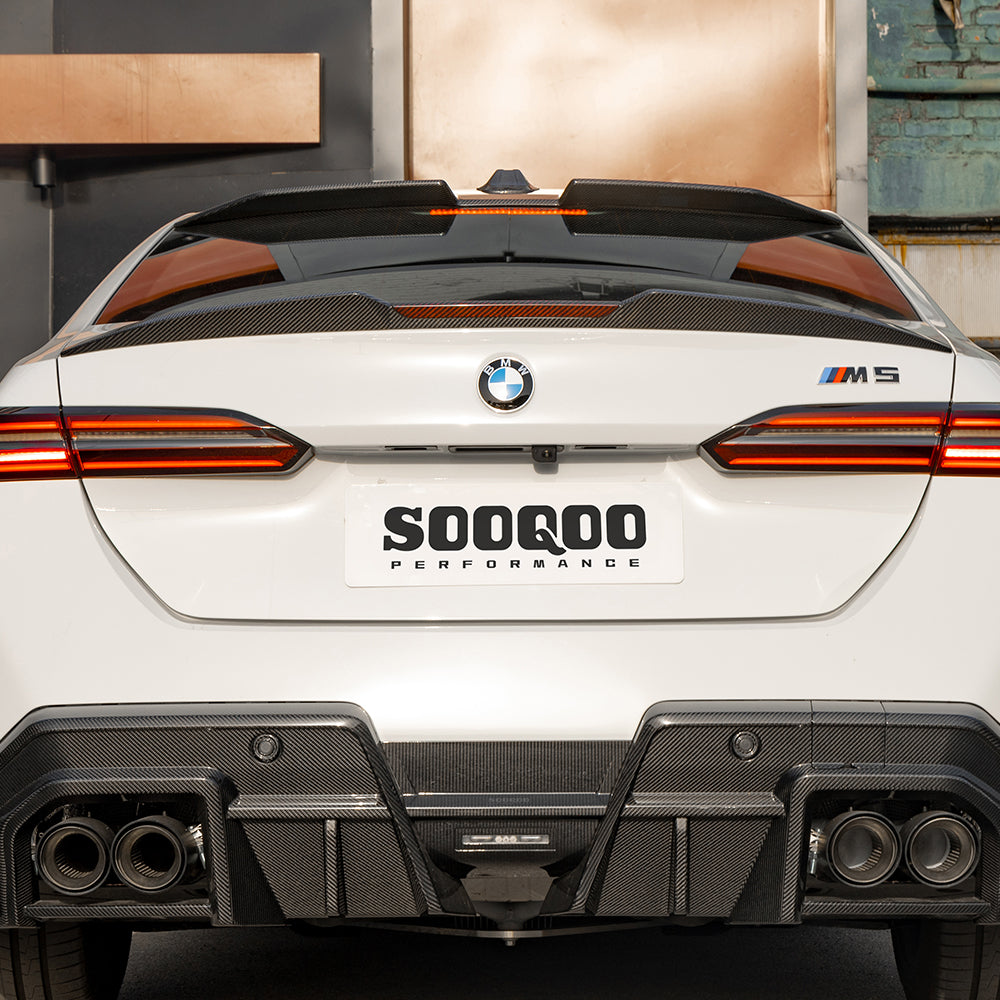 SOOQOO Carbon Spoiler voor BMW M5 G90 (kofferbakspoiler)