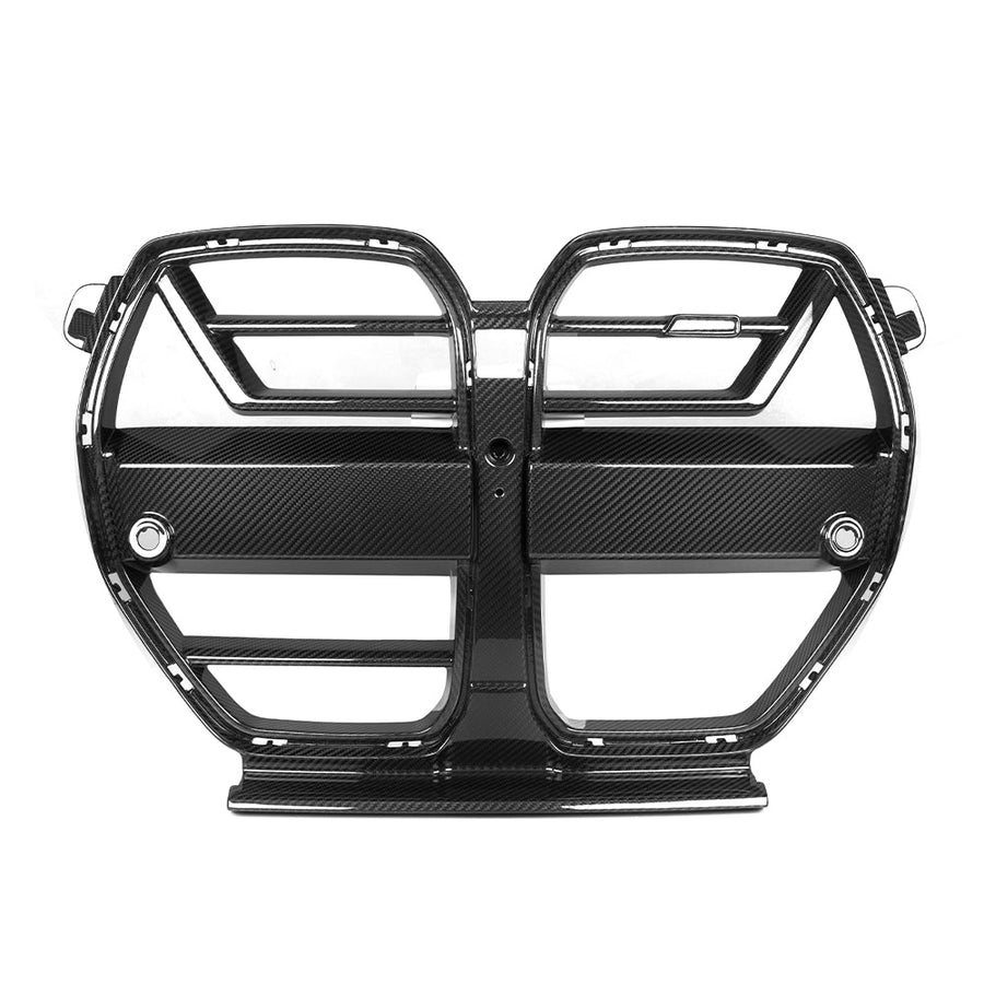 SOOQOO V1 Carbon Grille voor BMW M3 / M3 Touring / M4 / M4 Cabrio G80, G81, G82, G83 (met ACC)