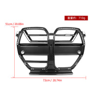 SOOQOO V1 Carbon Grille voor BMW M3 / M3 Touring / M4 / M4 Cabrio G80, G81, G82, G83 (met ACC)