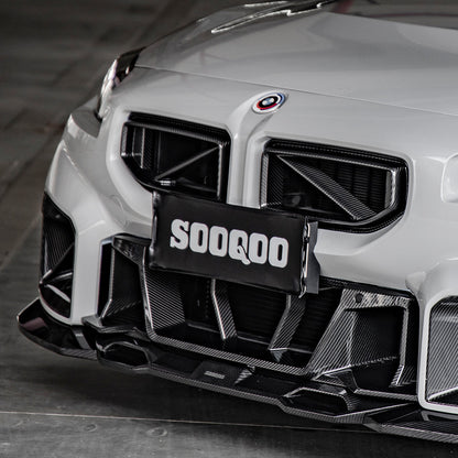 SOOQOO V1 Carbon Front Splitter voor BMW M2 G87
