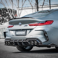 SOOQOO Carbon Diffuser voor BMW M8 Gran Coupe F93