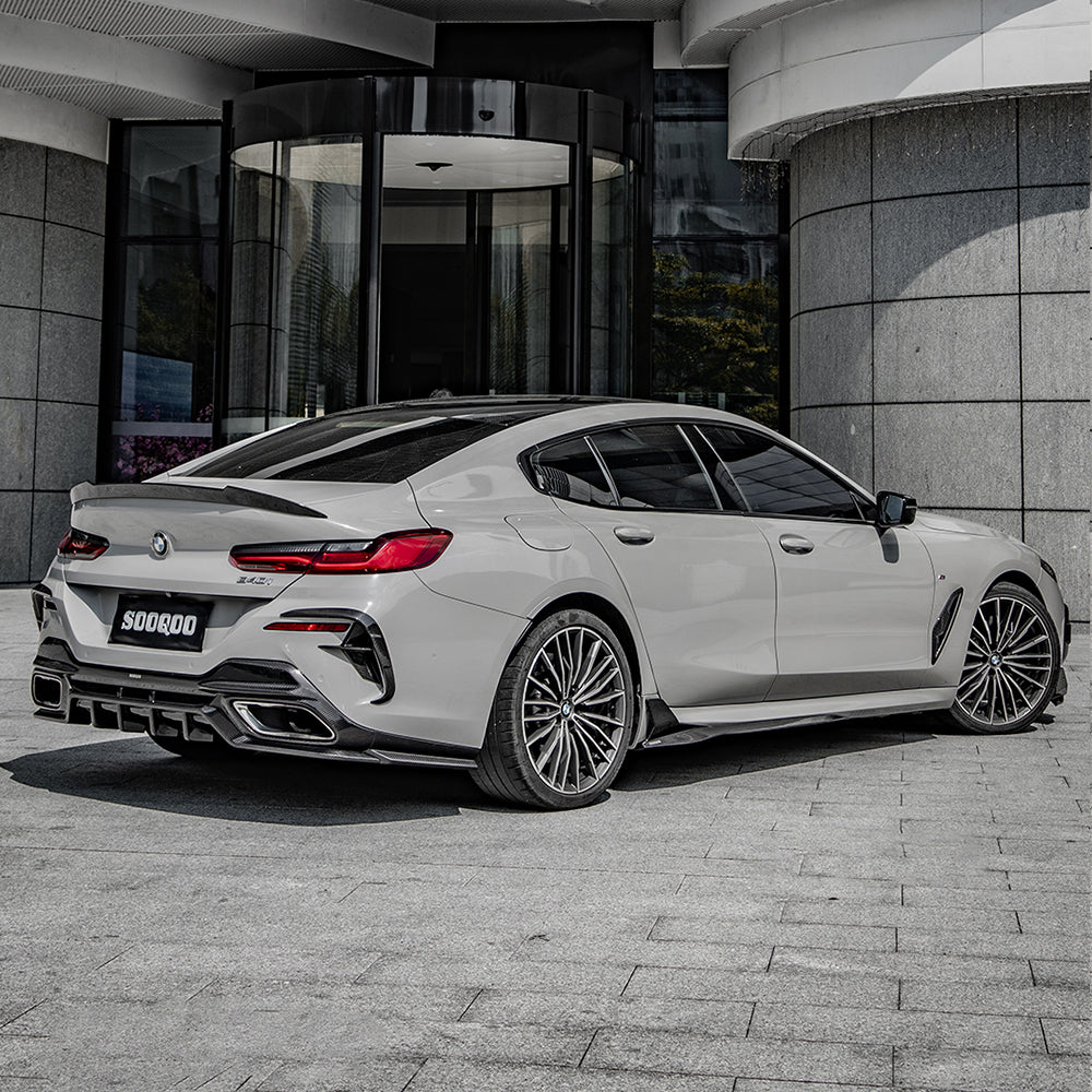 SOOQOO Carbon Diffuser voor BMW 8 Serie Gran Coupe G16