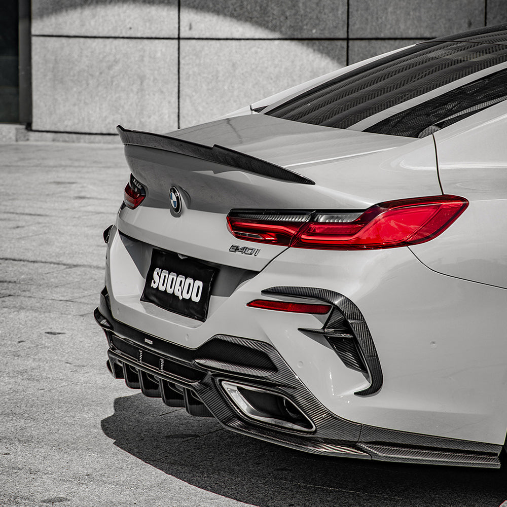 SOOQOO Carbon Diffuser voor BMW 8 Serie Gran Coupe G16