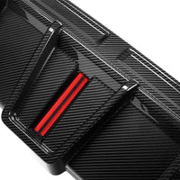 SOOQOO Carbon Diffuser voor BMW X6 M F96 (met remlicht)