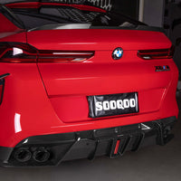 SOOQOO Carbon Diffuser voor BMW X6 M F96 (met remlicht)