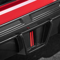 SOOQOO Carbon Diffuser voor BMW X6 M F96 (met remlicht)
