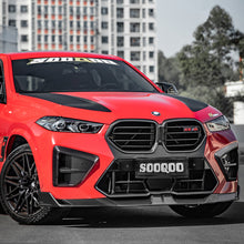 SOOQOO Carbon Front Splitter voor BMW X6 M F96 (LCI)