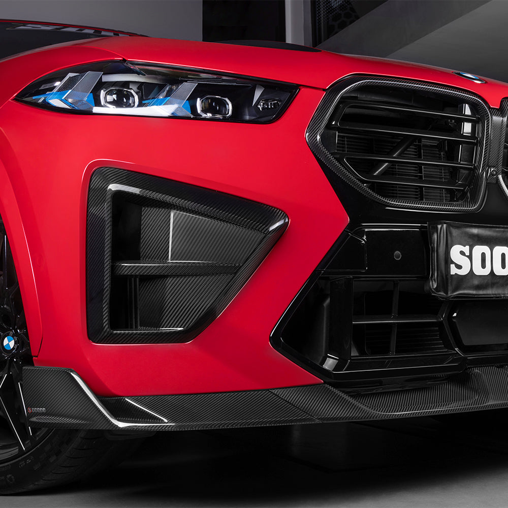 SOOQOO Carbon Front Splitter voor BMW X6 M F96 (LCI)