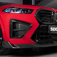 SOOQOO Carbon Front Splitter voor BMW X6 M F96 (LCI)