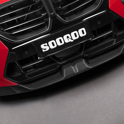 SOOQOO Carbon Front Splitter voor BMW X6 M F96 (LCI)