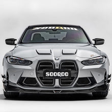 SOOQOO Carbon Trim voor BMW M3 / M3 Touring / M4 / M4 Cabrio G80, G81, G82, G83 (motorkap)