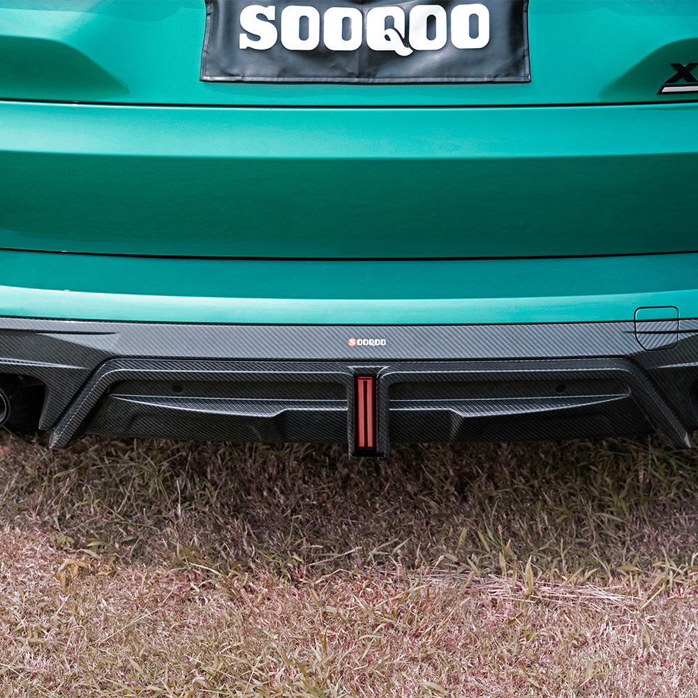 SOOQOO Carbon Diffuser voor BMW X5 M F95 (met remlicht)
