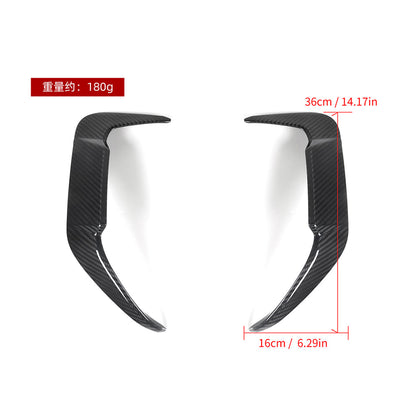 SOOQOO Carbon Vents voor BMW X5 M F95 (LCI, achterbumper)