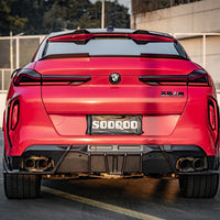 SOOQOO Carbon Spoiler voor BMW X6 / X6 M F96, G06 (dakspoiler)