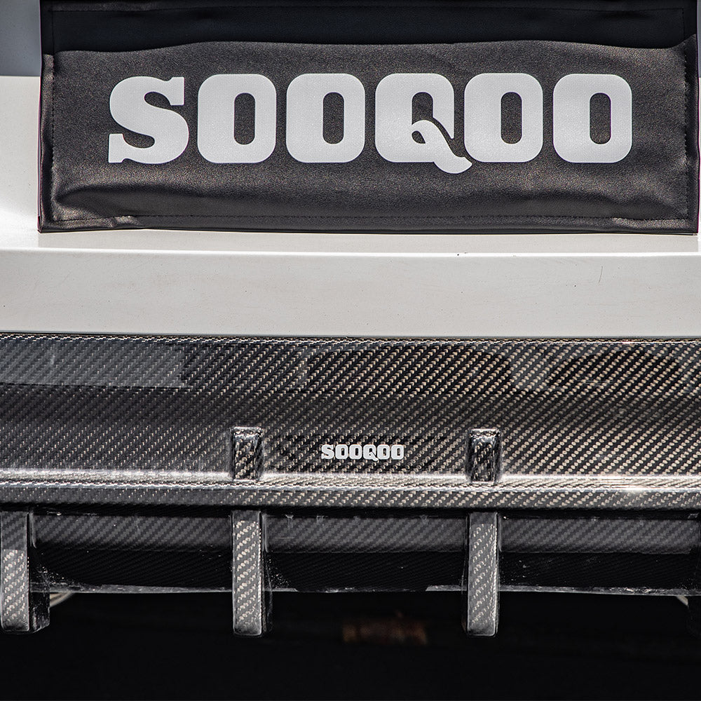 SOOQOO Carbon Diffuser voor BMW 8 Serie Cabrio / 8 Serie Coupe G14, G15