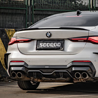 SOOQOO Carbon Diffuser voor BMW 4 Serie / 4 Serie Cabrio G22, G23