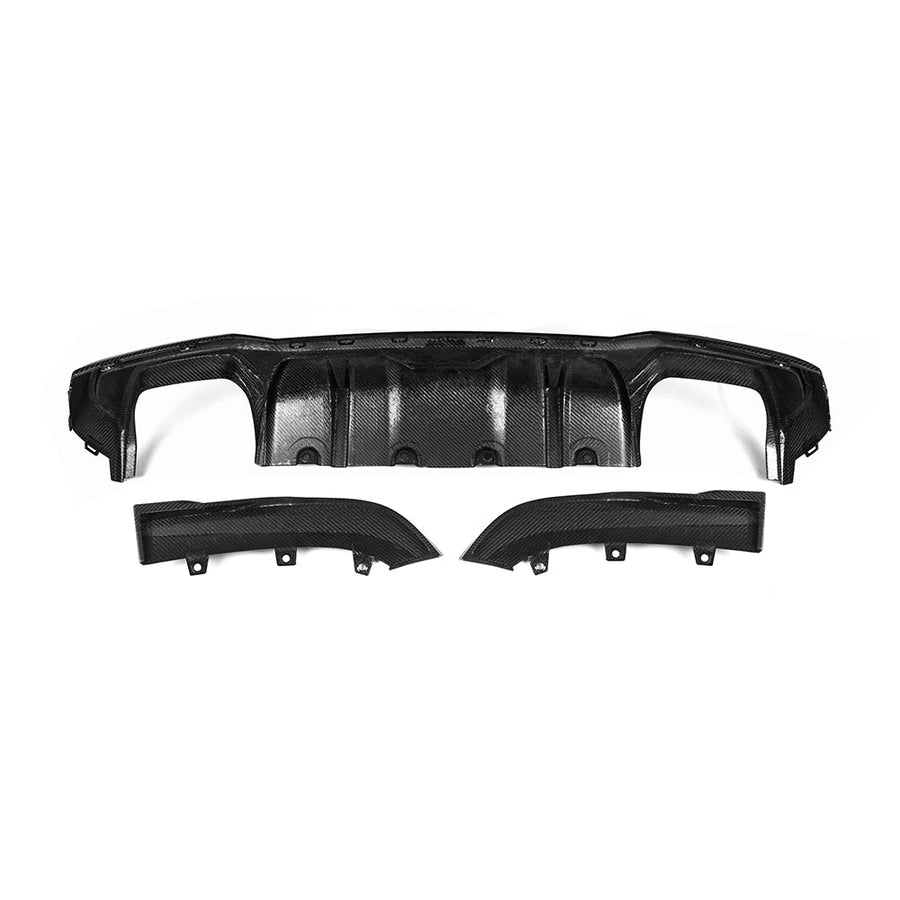 SOOQOO Carbon Diffuser voor BMW 4 Serie / 4 Serie Cabrio G22, G23