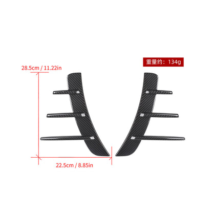 SOOQOO Carbon Wielkast Trims voor BMW 4 Serie / 4 Serie Cabrio G22, G23 (voor)