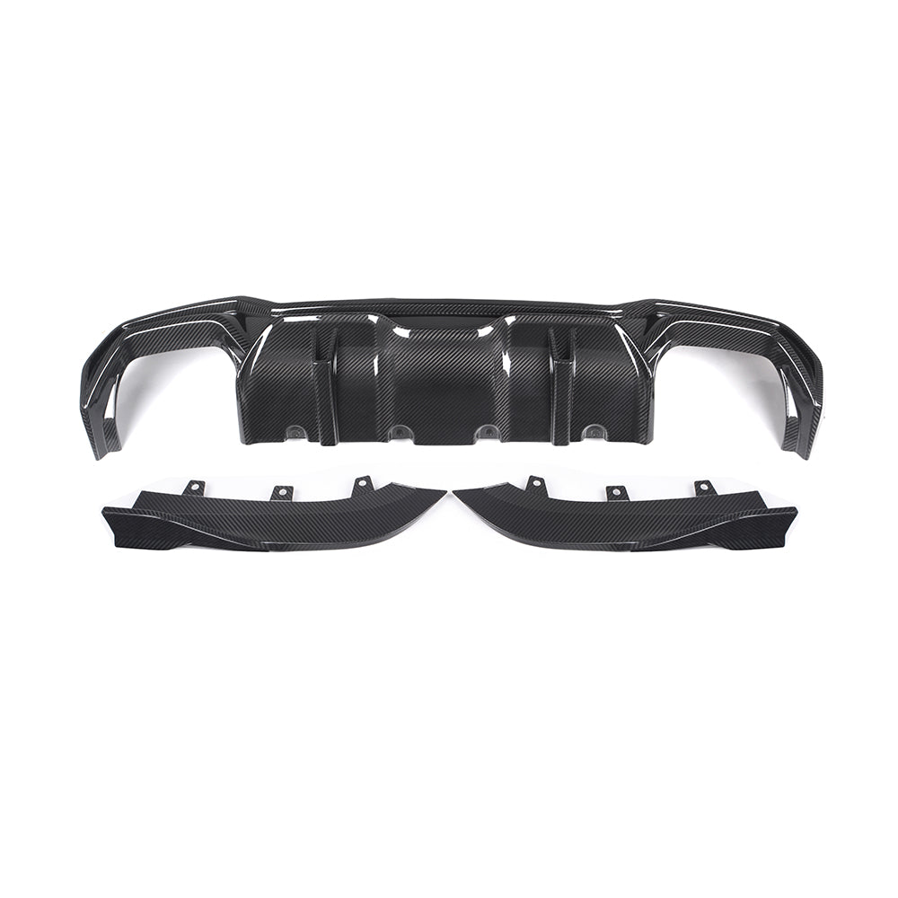 SOOQOO Carbon Diffuser voor BMW 4 Serie / 4 Serie Cabrio G22, G23
