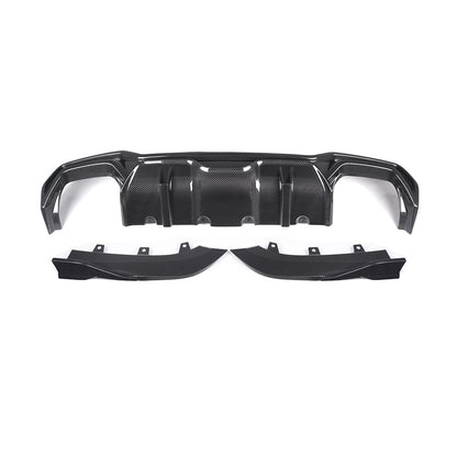 SOOQOO Carbon Diffuser voor BMW 4 Serie / 4 Serie Cabrio G22, G23