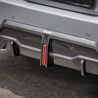 SOOQOO Carbon Diffuser voor BMW 2 Serie G42 (met remlicht)