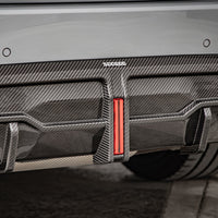 SOOQOO Carbon Diffuser voor BMW 2 Serie G42 (met remlicht)