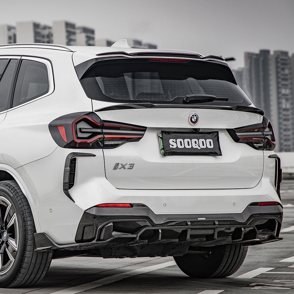 SOOQOO Carbon Diffuser voor BMW iX3 G08