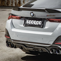 SOOQOO Carbon Diffuser voor BMW 4 Serie Gran Coupe G26 (dubbele uitlaat)