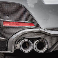 SOOQOO Carbon Diffuser voor BMW 4 Serie Gran Coupe G26 (dubbele uitlaat)