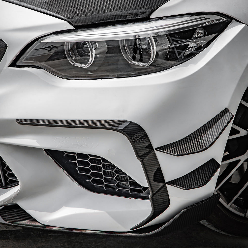 SOOQOO Carbon Vents voor BMW M2 F87 (LCI, voorbumper)