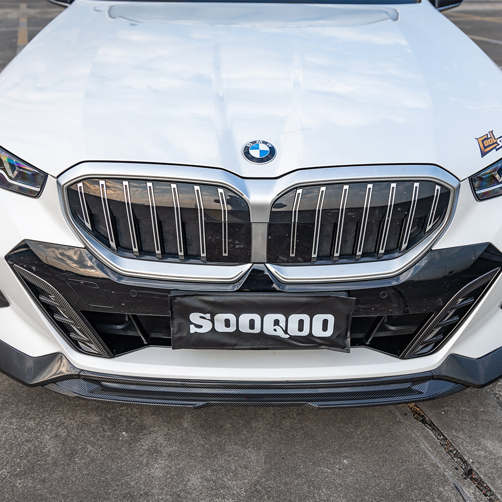 SOOQOO Carbon Front Splitter voor BMW 5 Serie / 5 Serie Touring G60, G61, G68