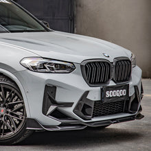 SOOQOO V1 Carbon Front Splitter voor BMW X3 M F97 (LCI)