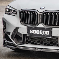 SOOQOO V1 Carbon Front Splitter voor BMW X3 M F97 (LCI)