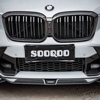 SOOQOO V1 Carbon Front Splitter voor BMW X3 M F97 (LCI)