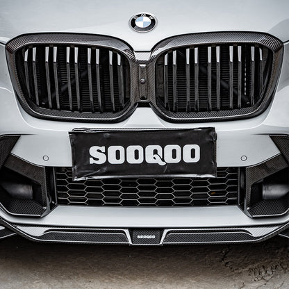 SOOQOO V1 Carbon Front Splitter voor BMW X3 M F97 (LCI)