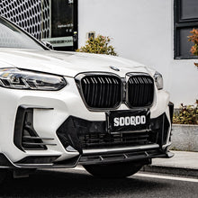 SOOQOO V1 Carbon Front Splitter voor BMW X3 / X4 G01, G02 (LCI)