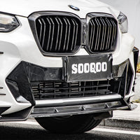 SOOQOO V1 Carbon Front Splitter voor BMW X3 / X4 G01, G02 (LCI)