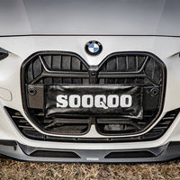 SOOQOO Carbon Front Splitter voor BMW 4 Serie / 4 Serie Cabrio G22, G23